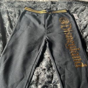Black and Gold Disneyland Joggers